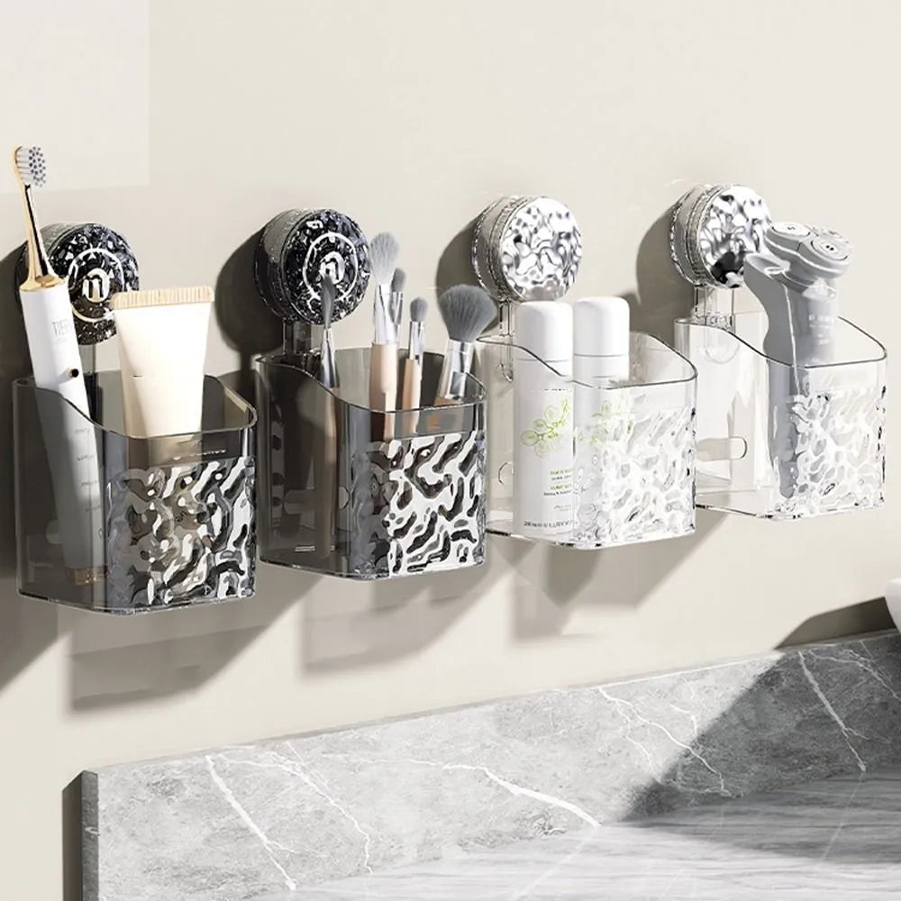BowLift | Shower Caddy Suction Acrylic Bathroom Shelves
