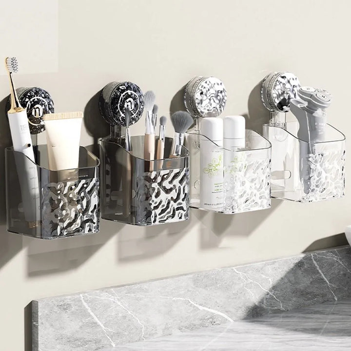 BowLift | Shower Caddy Suction Acrylic Bathroom Shelves