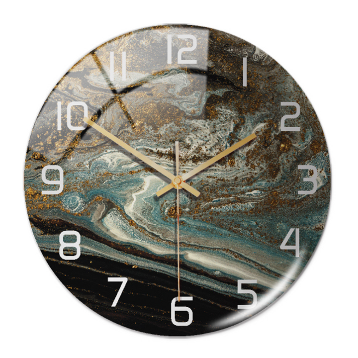 BowLift | Stylish Wall Clock with Marble Texture - MarbleTime
