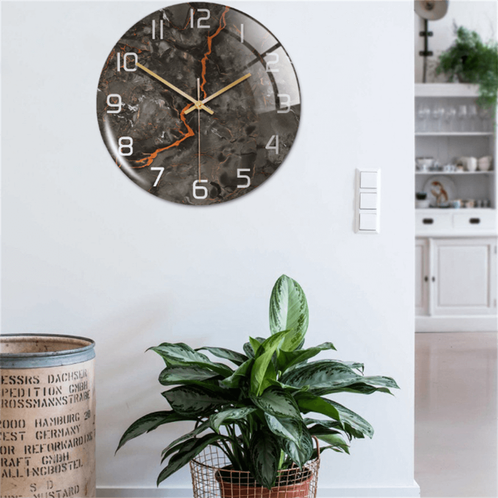 BowLift | Stylish Wall Clock with Marble Texture - MarbleTime