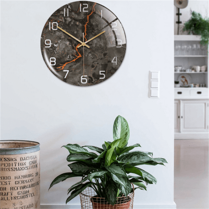 BowLift | Stylish Wall Clock with Marble Texture - MarbleTime