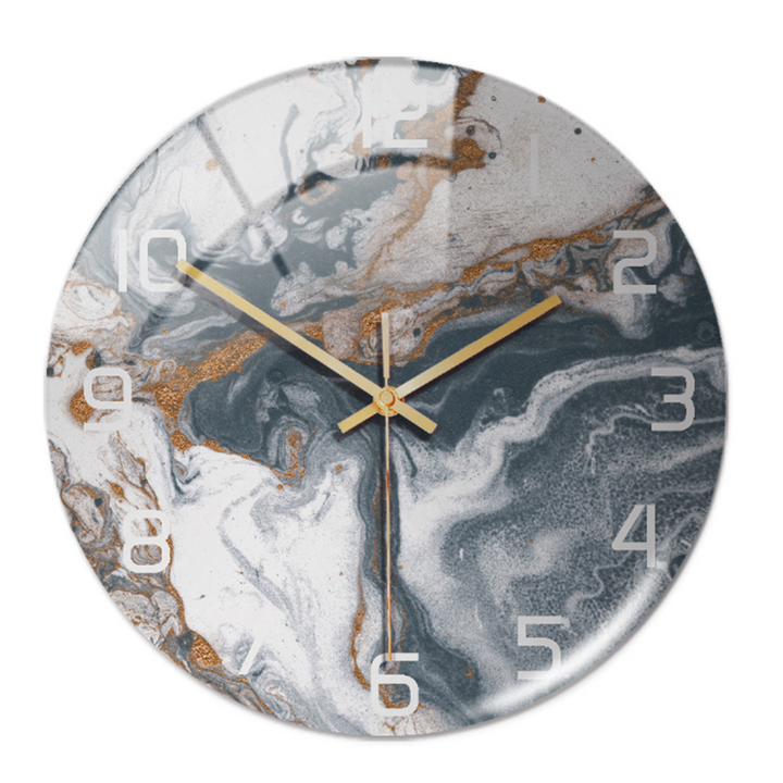 BowLift | Stylish Wall Clock with Marble Texture - MarbleTime