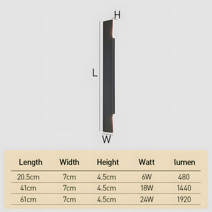 BowLift | Outdoor Wall Light with Modern Waterproof Design