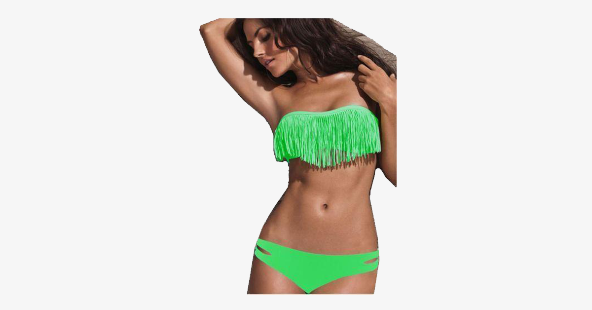 BowLift | Fringe Bikini Swimsuit