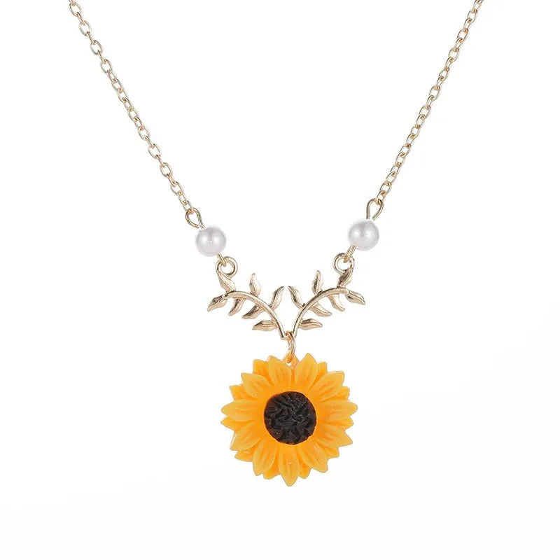 BowLift | Summer Sunflower Dainty Necklace