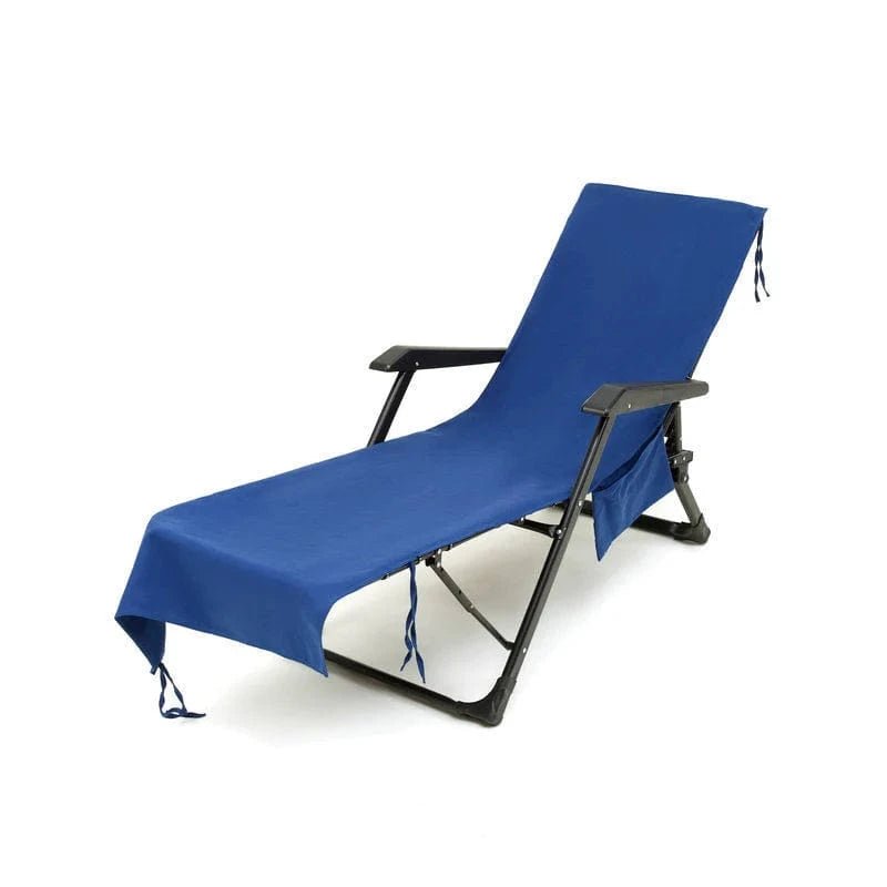 BowLift | Sunlounge Towel – Non-Slip Lounger Cover with Side Pockets