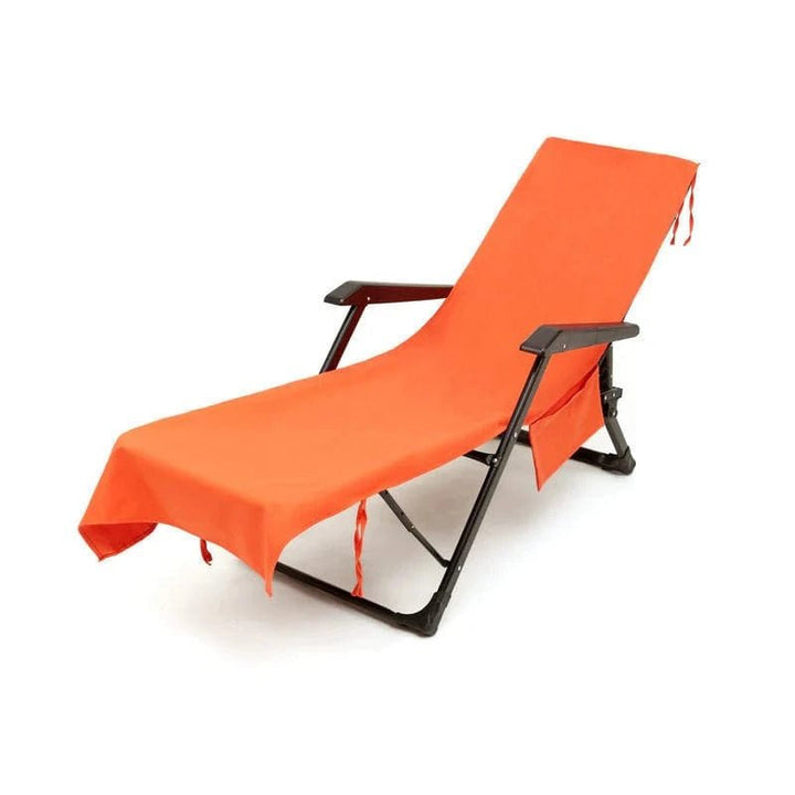 BowLift | Sunlounge Towel – Non-Slip Lounger Cover with Side Pockets