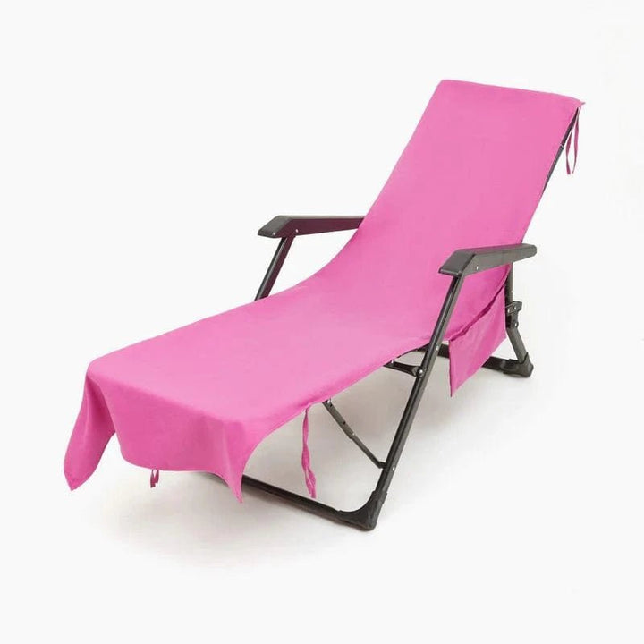 BowLift | Sunlounge Towel – Non-Slip Lounger Cover with Side Pockets