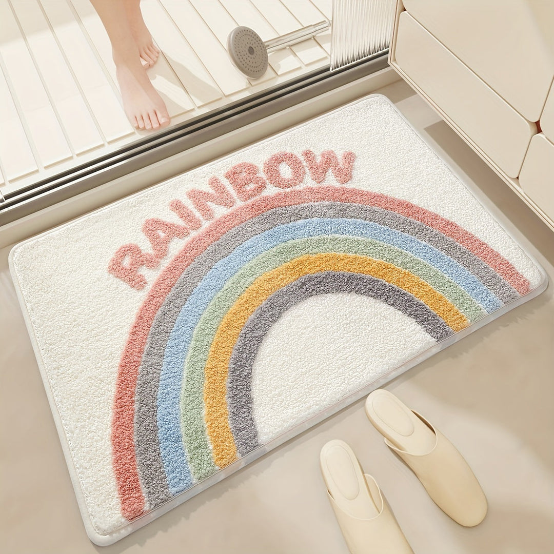 BowLift | Super Absorbent Anti-Slip Bath Mat for Bathroom and Toilet - Milo
