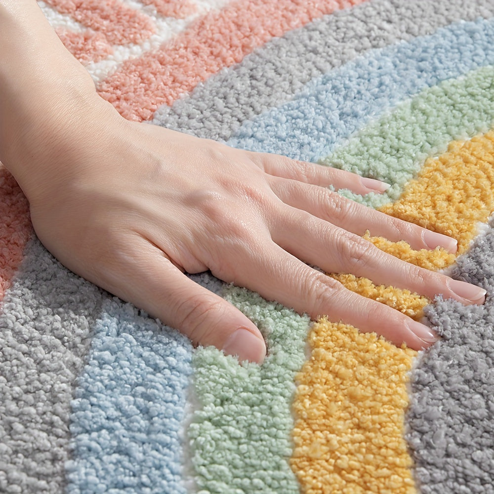 BowLift | Super Absorbent Anti-Slip Bath Mat for Bathroom and Toilet - Milo