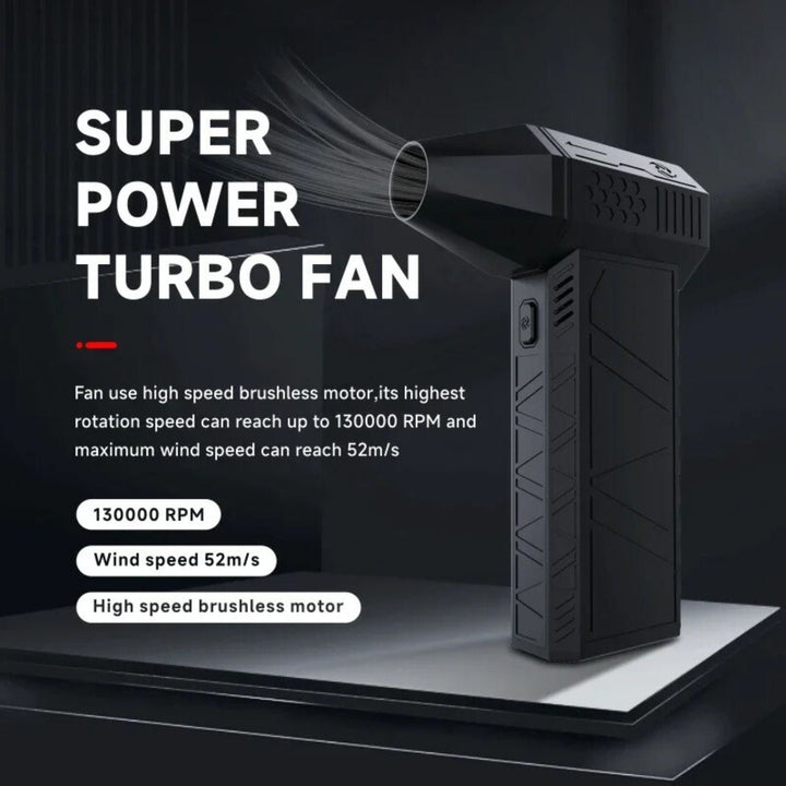 BowLift | Mini Jet Fan - Compact and Portable Turbo Fan for On-the-Go Use