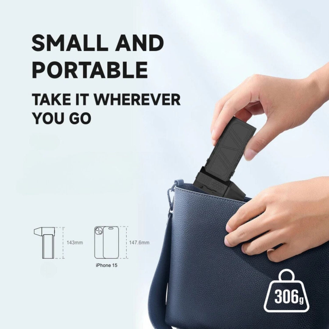 Mini Jet Fan - Compact and Portable Turbo Fan for On-the-Go Use | Bowlift