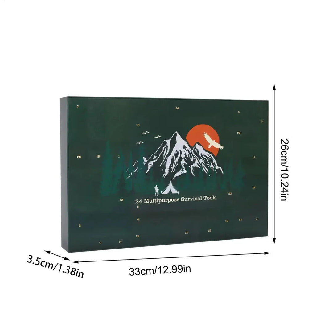 BowLift | SURVIVAL ADVENT CALENDAR – Men's Outdoor Kit with 24 Essential Tools 2025