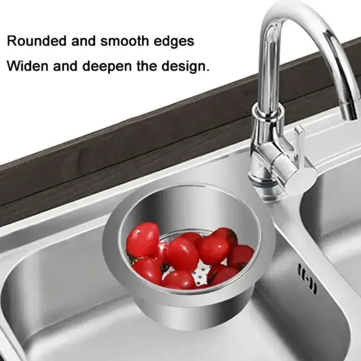 Swan Stainless Steel Sink Strainer Hanging Basket Kitchen Drain Filter | Bowlift