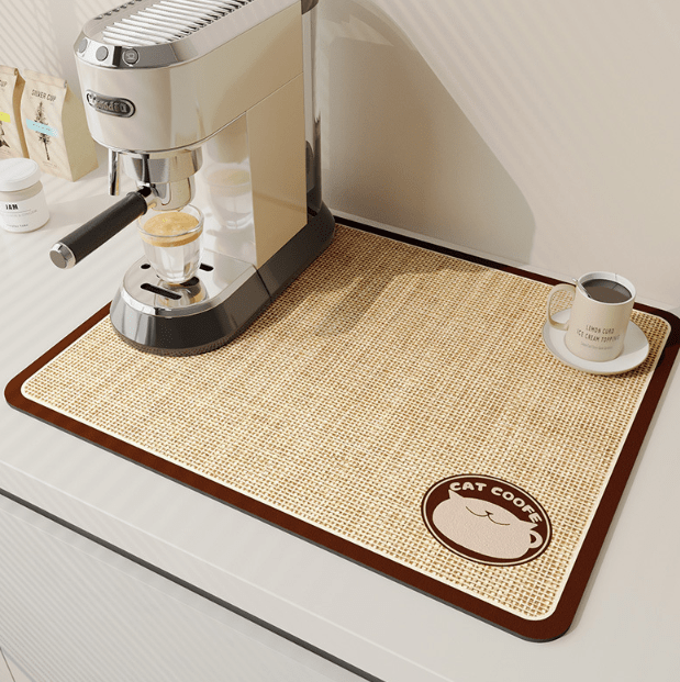 BowLift | SwiftSoak Kitchen Mat – Fast-Drying Diatomite Surface for a Hygienic, Tidy Kitchen