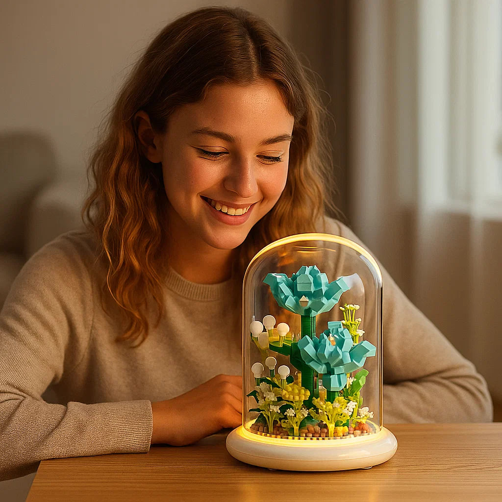 BowLift | Noble Building Block Flower in Glass