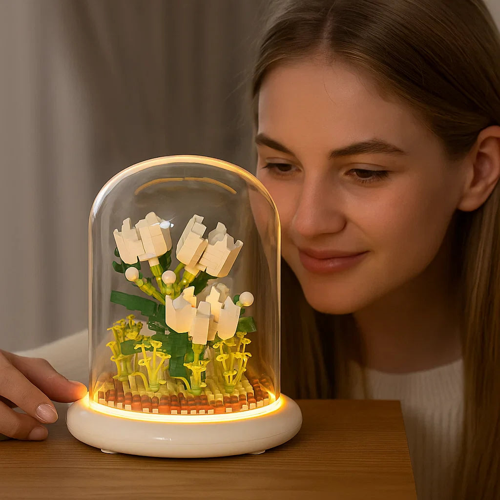 BowLift | Noble Building Block Flower in Glass