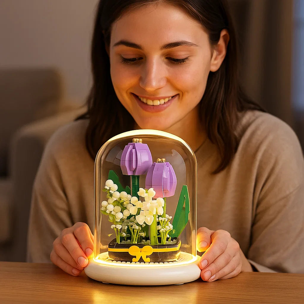 BowLift | Noble Building Block Flower in Glass