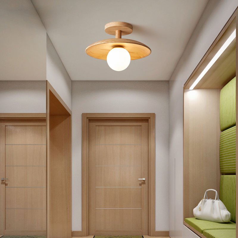 Stylish Japanese Ceiling Lamp - ZenGlow | Bowlift