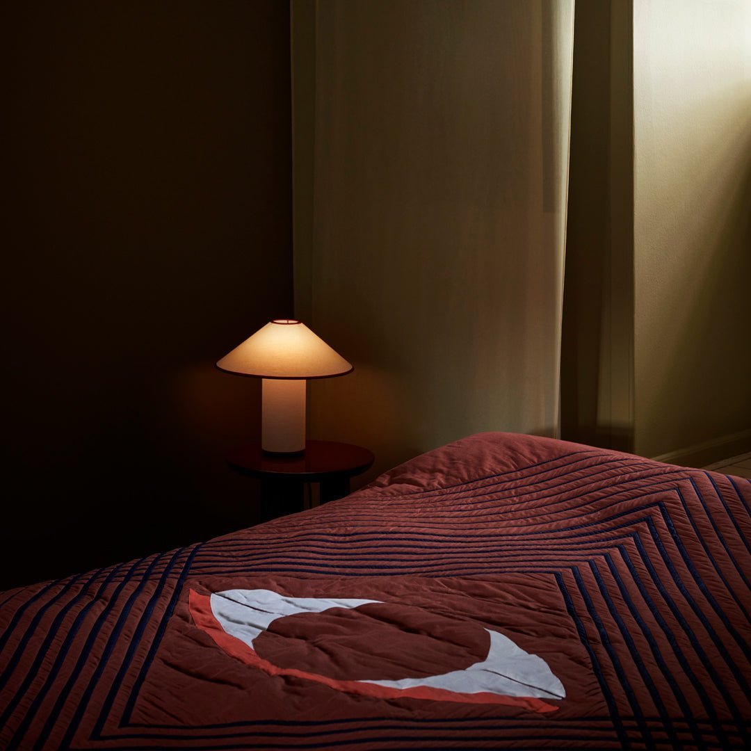 BowLift | Table lamp with fabric shade – Lunara