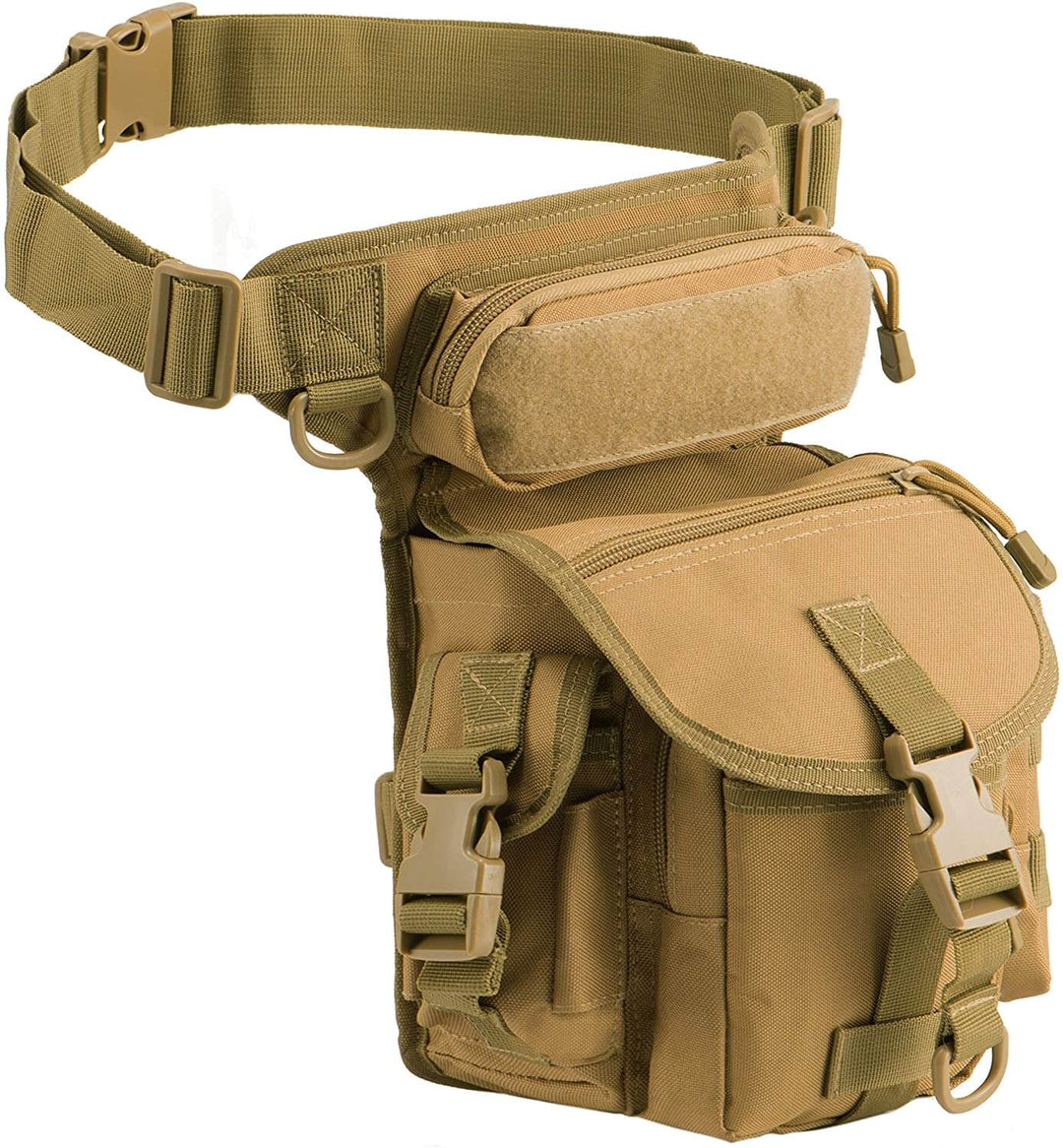 Durable Tactical Drop Leg Bag for Men – Water-Resistant Multi-Pocket Design | Bowlift