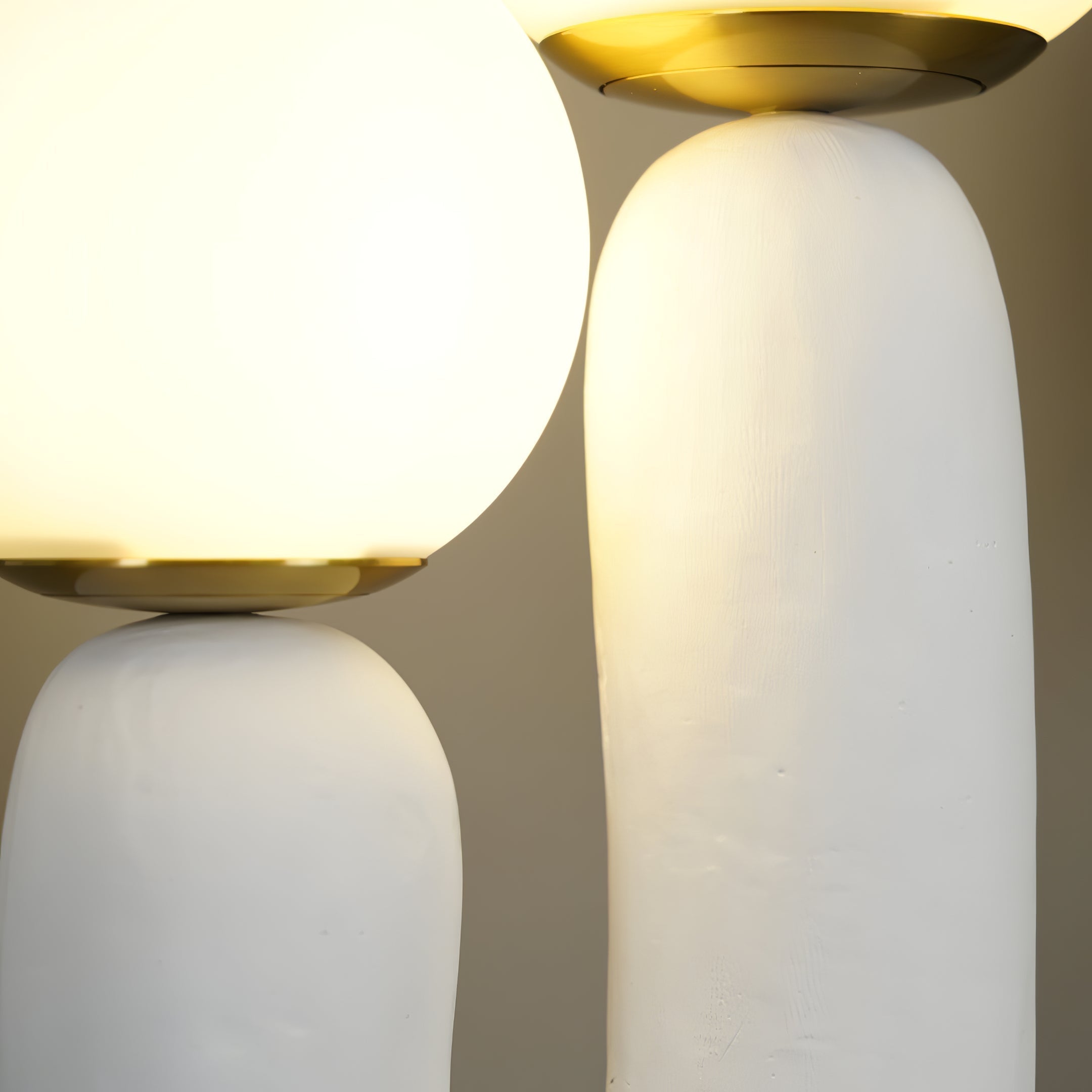 BowLift | Contemporary Style Table Lamp with Natural Accent