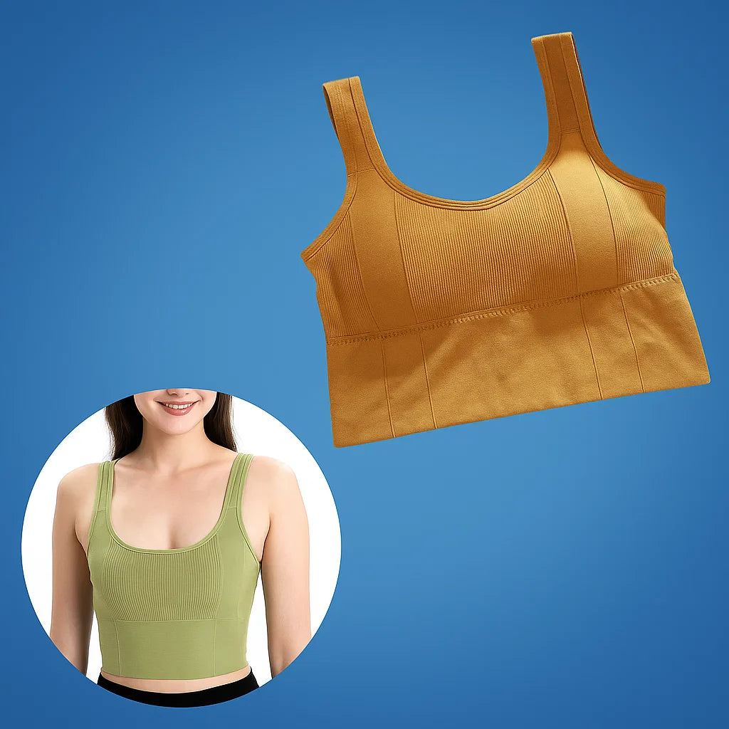 Cooling Quick-Dry Fabric – Medium Support Fit – Gym & Yoga Workout Bowlift