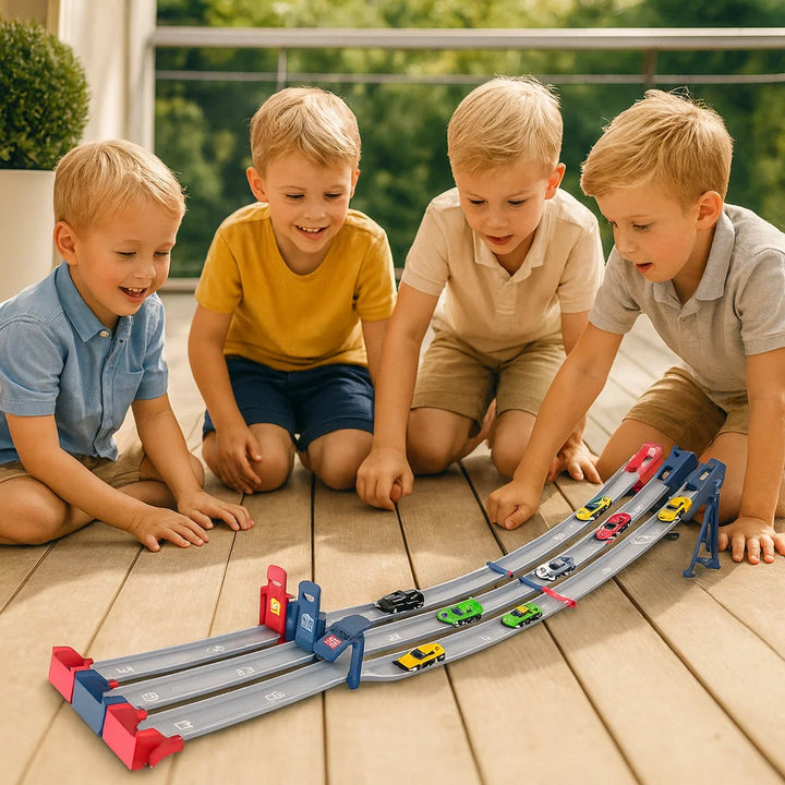 BowLift | SpringTrack – Catapult Racing Track for Kids