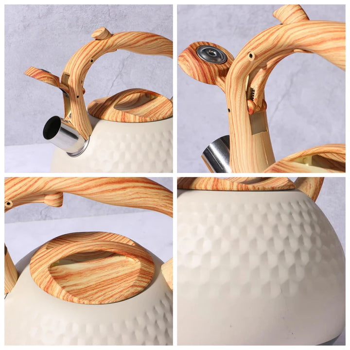 Tea kettle with Anti-Scald Handle Stainless Steel Whistling Kettle | Bowlift