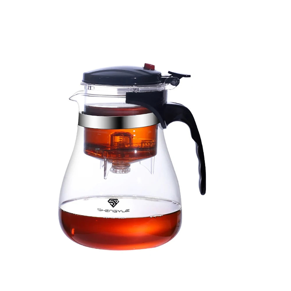 Tea Pot For Tea With Infuser Glass Kettle Heat Resistant Teapot | Bowlift
