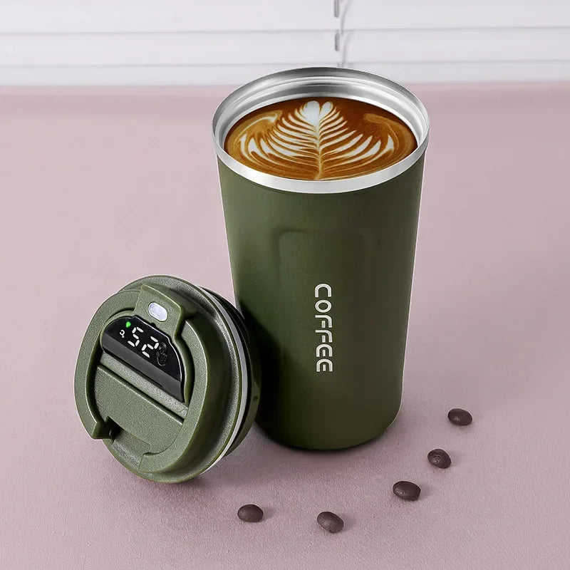 BowLift | TempMate Smart Stainless Steel Thermos Mug with Temperature Display