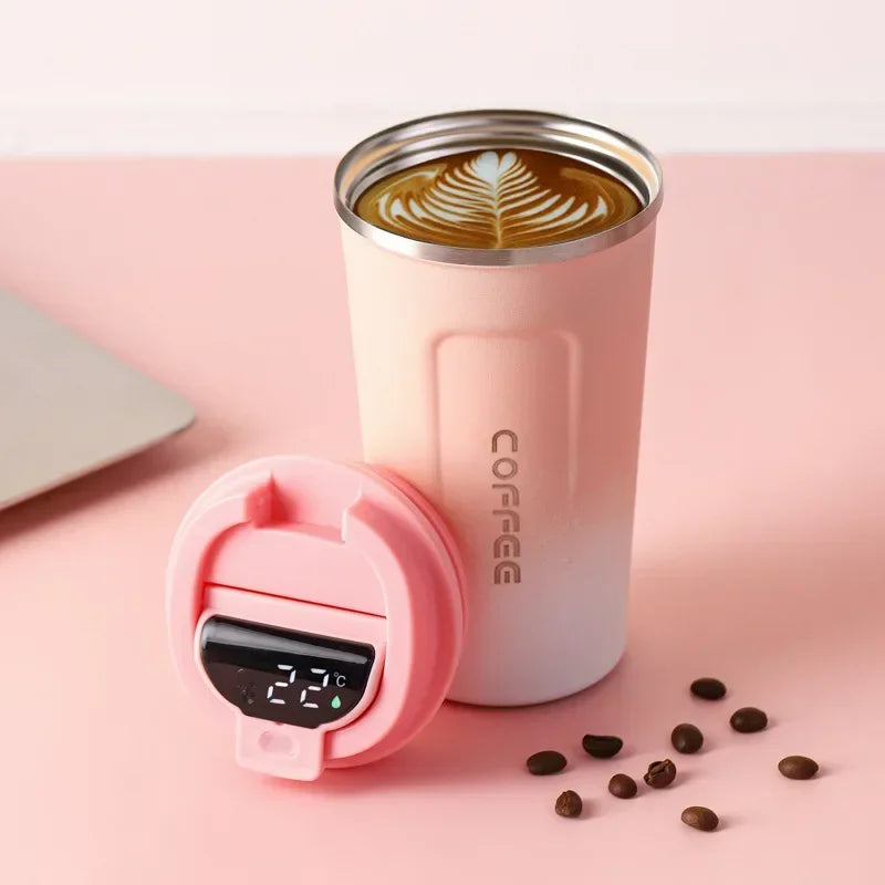 BowLift | TempMate Smart Stainless Steel Thermos Mug with Temperature Display