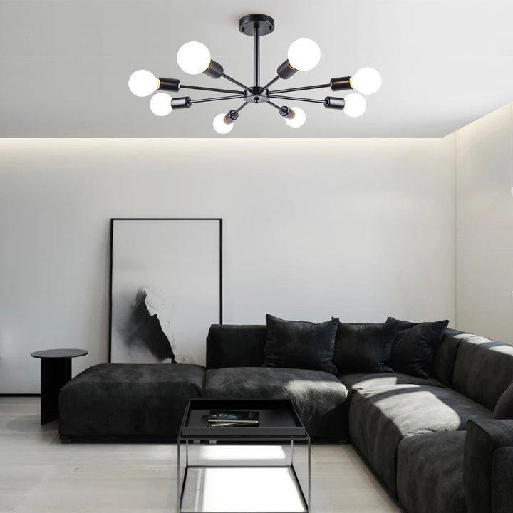 BowLift | Sputnik Chandelier for Semi-Recessed Installation