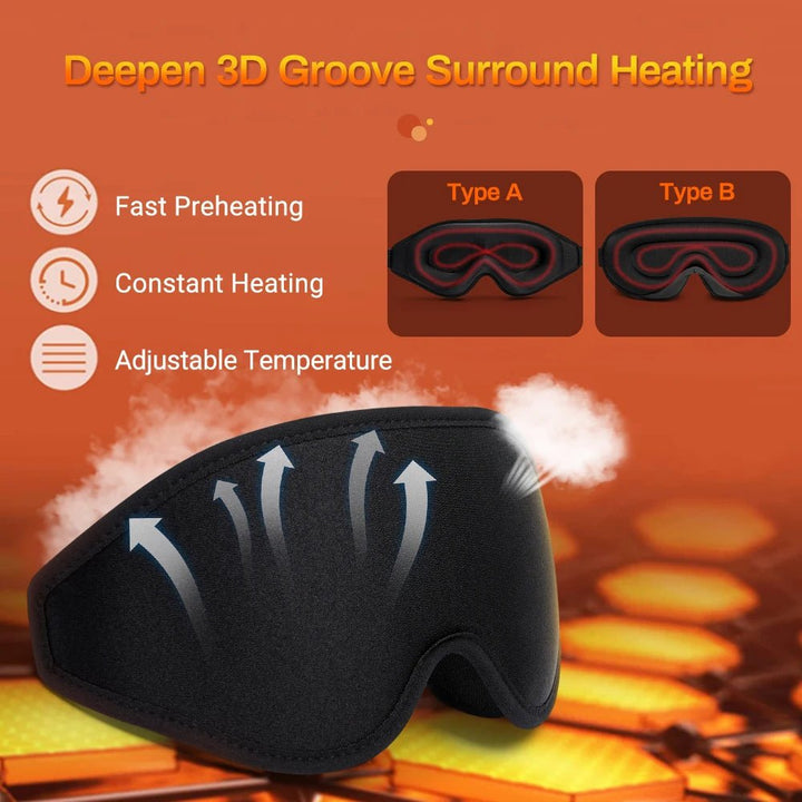 BowLift | ThermaEye 3D – Electric Heated Eye Mask with Far-Infrared & Temperature Control