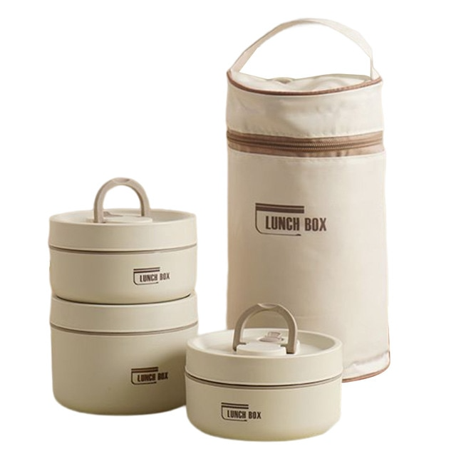 BowLift | ThermoBox Multi-Layered Insulated Lunchbox with FREE Carry Bag