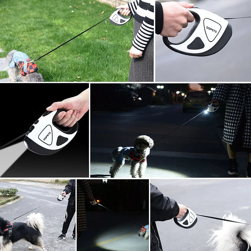 BrightLeash - Luxury retractable dog leash with LED Bowlift