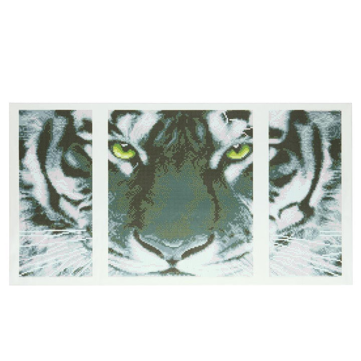 Black and White Tiger - GemPaint Kit | Bowlift