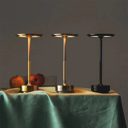 BowLift | Table lamp gold metal wireless LED light