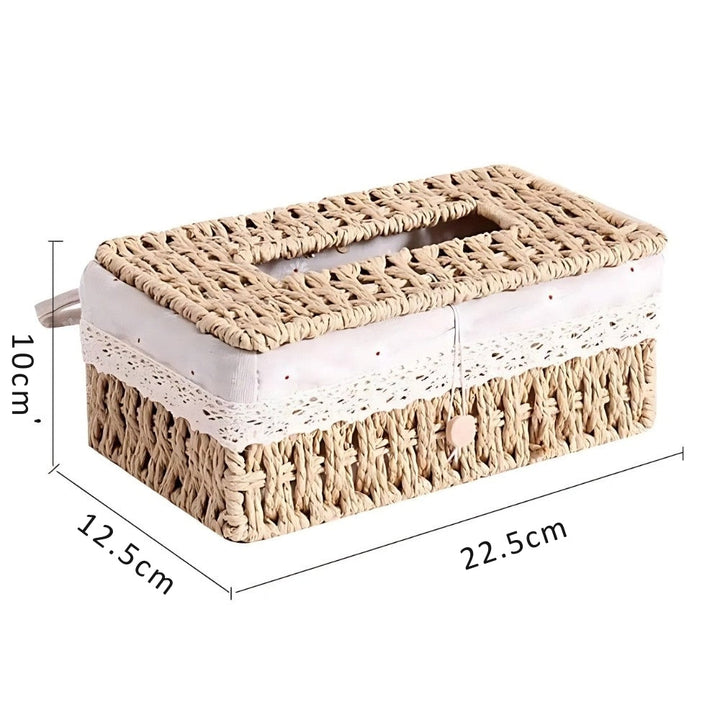 BowLift | Lunor Braided Woven Tissue Box