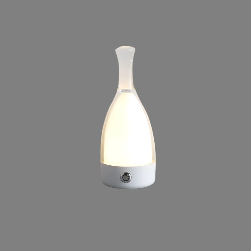 BowLift | Stylish wine bottle table lamp - Rechargeable with dimmable light