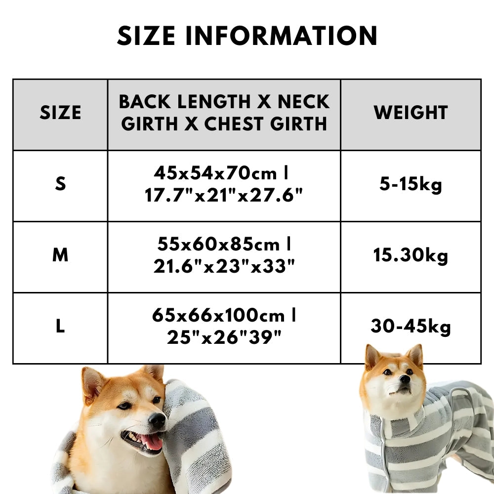 BowLift | Gentle Touch Dog Drying Towel Robe