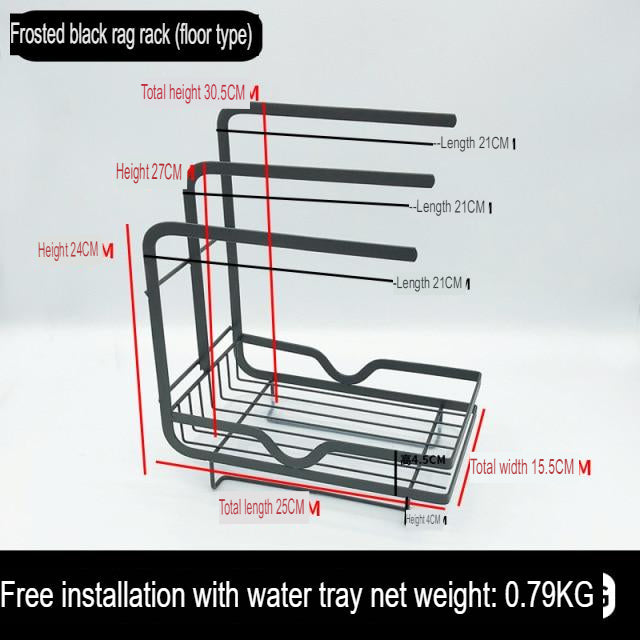 BowLift | Countertop Dish Drying Rack with Drainer
