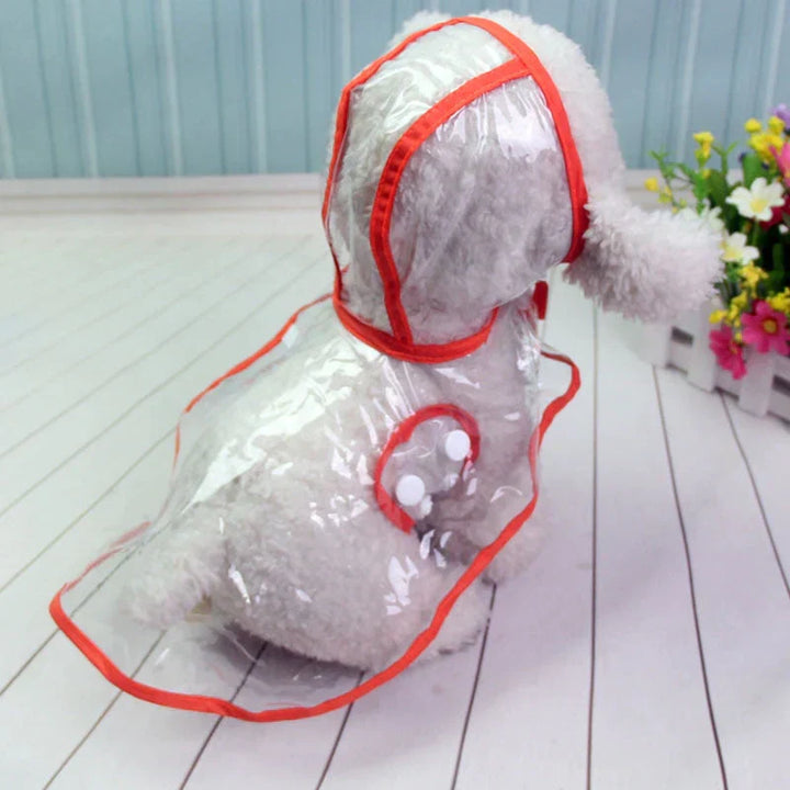 Transparent Waterproof Raincoat for Dogs - DryPaw Bowlift
