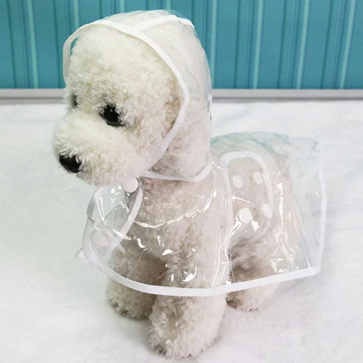 Transparent Waterproof Raincoat for Dogs - DryPaw Bowlift