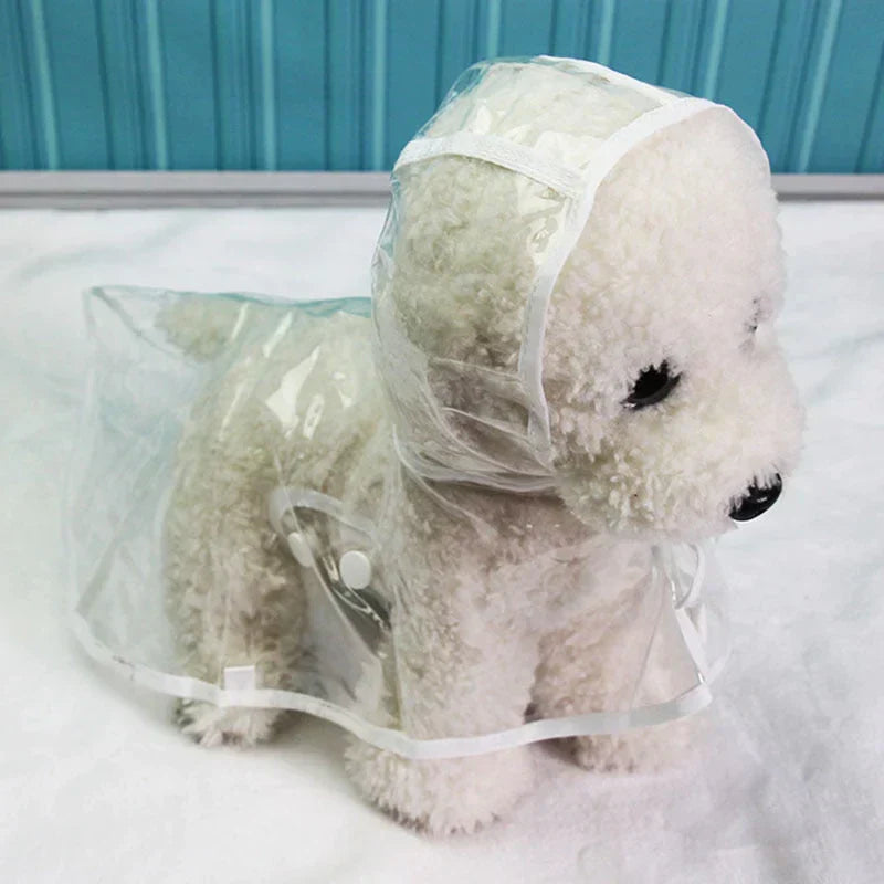 Transparent Waterproof Raincoat for Dogs - DryPaw Bowlift