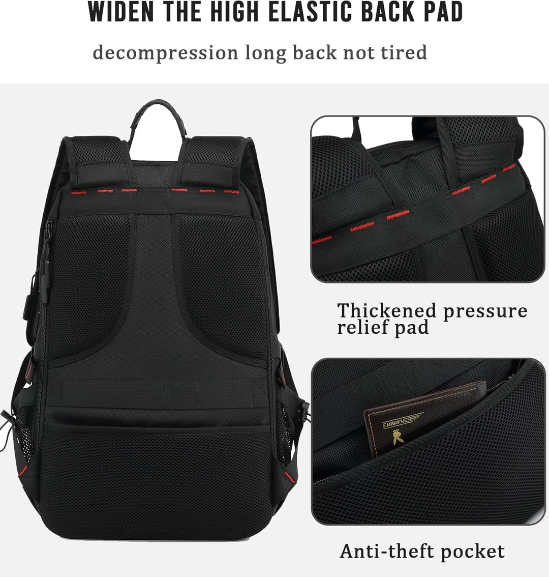 60L Waterproof Travel Laptop Backpack with USB Port & Shoe Compartment | Bowlift