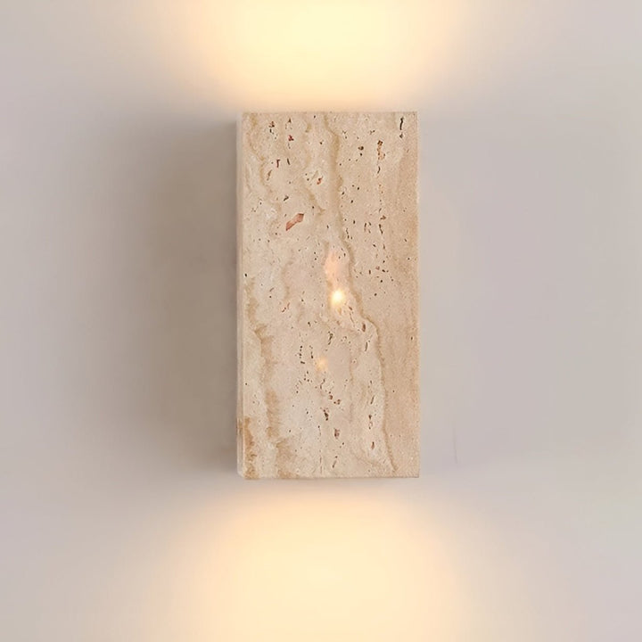 BowLift | Wall lamp made of travertine for a warm and elegant atmosphere
