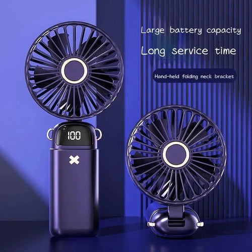 Aromatherapy Handheld Mini Fan – Foldable, Portable & USB Rechargeable | Bowlift