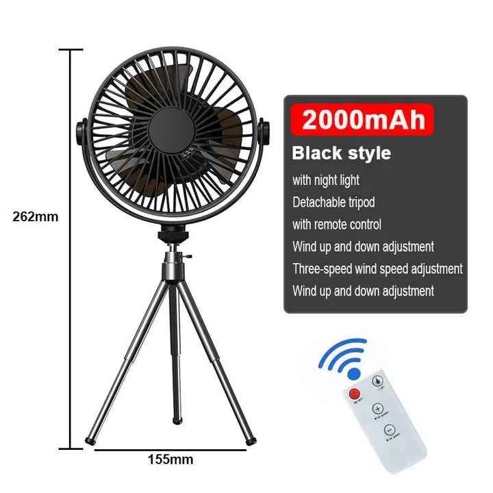 Multifunction Home Outdoor Camping Ceiling Fan | Bowlift