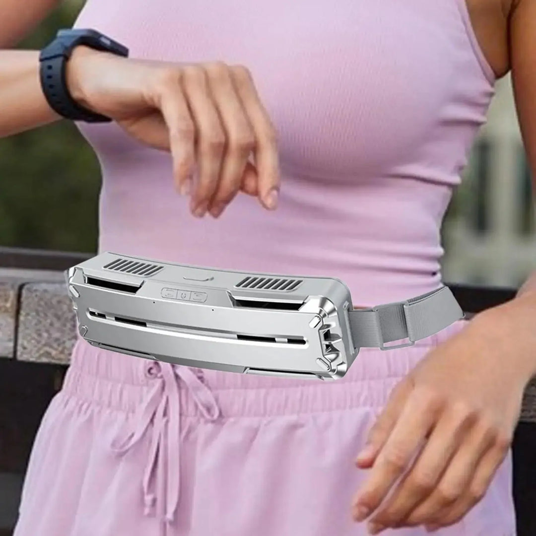 Portable Ice Waist Belt Fan - Air Conditioner Fan for Home, Camping, Climbing | Bowlift